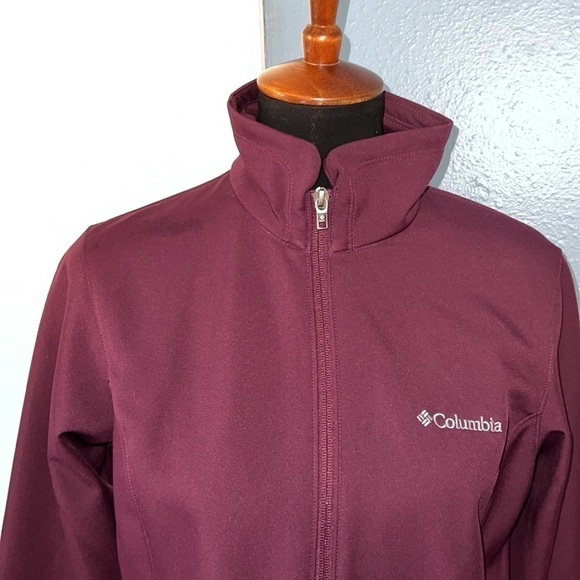 Purple Colombia Jacket full zip size medium fleece lined - Picture 3 of 11